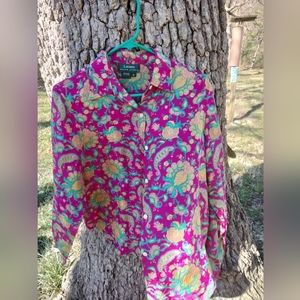 Lauren Ralph Lauren Silk Blouse in size M